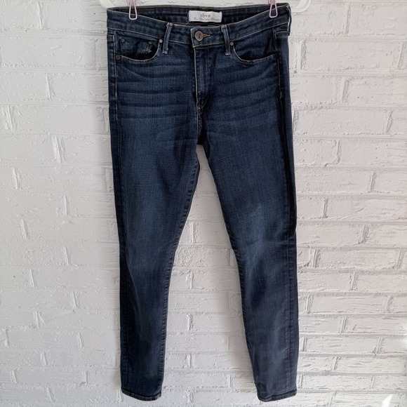 Thvm Denim - THVM‎ Skinny Jeans Blue Denim Dark Wash Wash Women's Regular Size 29 5-Pocket